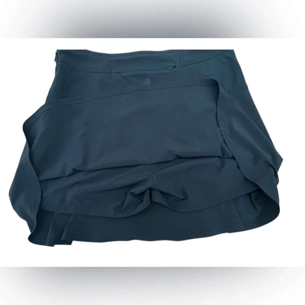 Athleta Women’s Size 10 Everyday‎ Skort Skirt Black Zip Pocket 983365 - Picture 3 of 4